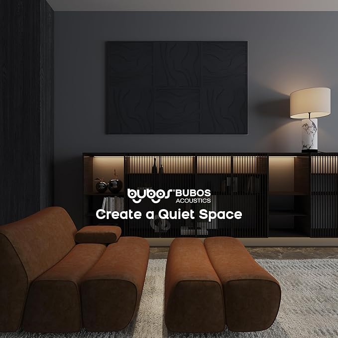 BUBOS Art Acoustic Wall Panels 6 Pack