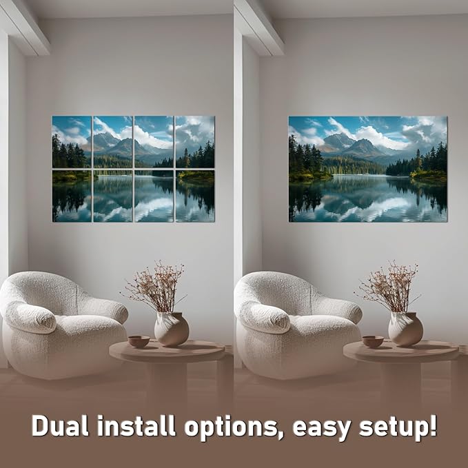 FurnoFlexArt Acoustic Panels Tiles Decorative Room Sound Proof Foam Absorbing