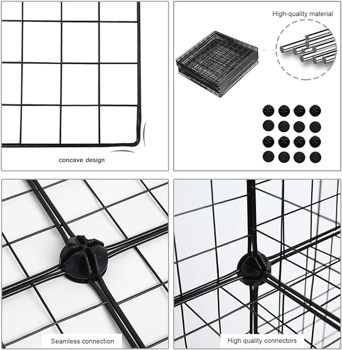 C&AHOME Wire Cube Storage, 6