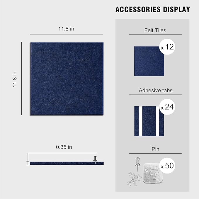 TSJOFFICE Large Cork Board for Wall