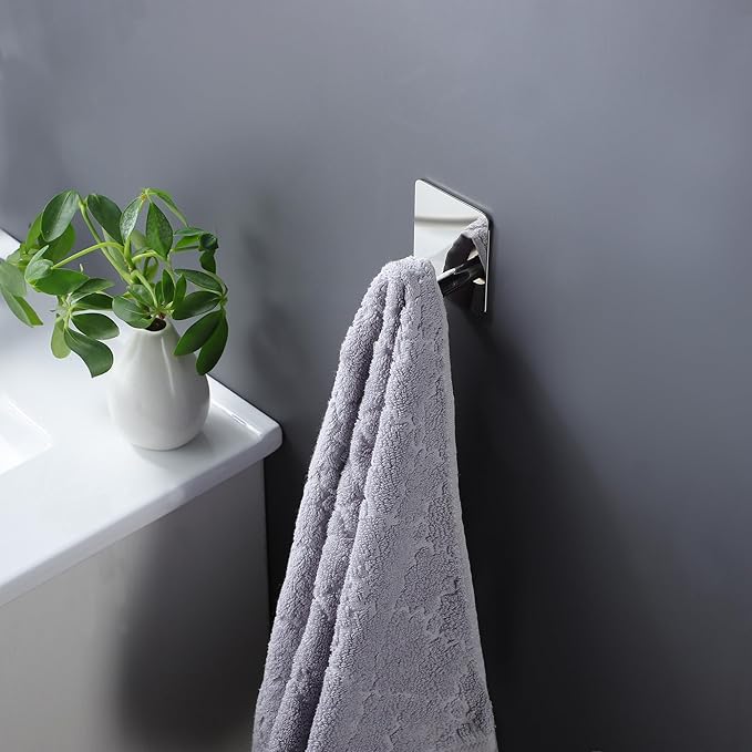 DELITON Towel Hooks for Bathrooms