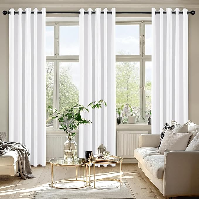 MIULEE Blackout Curtains for Bedroom Living Room 2 Panels, Thermal Insulated