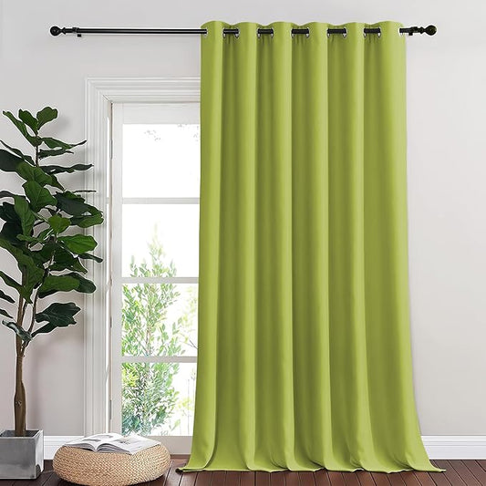 NICETOWN Fresh Green Blackout Curtains