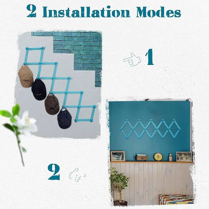 SCUNDA Beachy Coastal Wall Rack