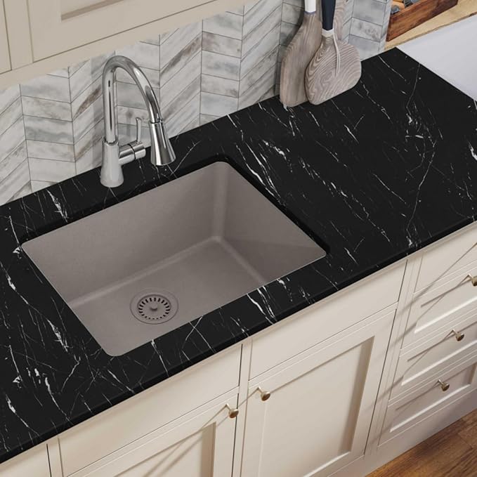 Abyssaly Black Marble Contact Paper Peel and Stick Countertops Waterproof Matte