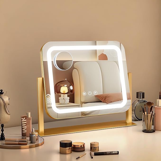 Ratsamee Gold Vanity Mirror