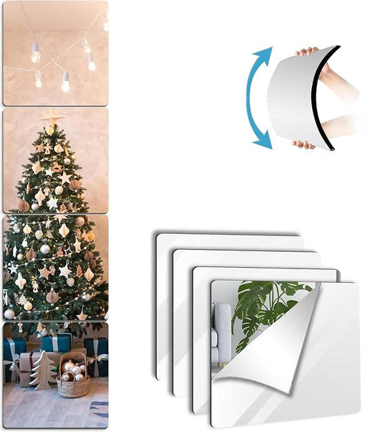 Unbreakable Wall Mirror Full Length, Over the Door Mirror