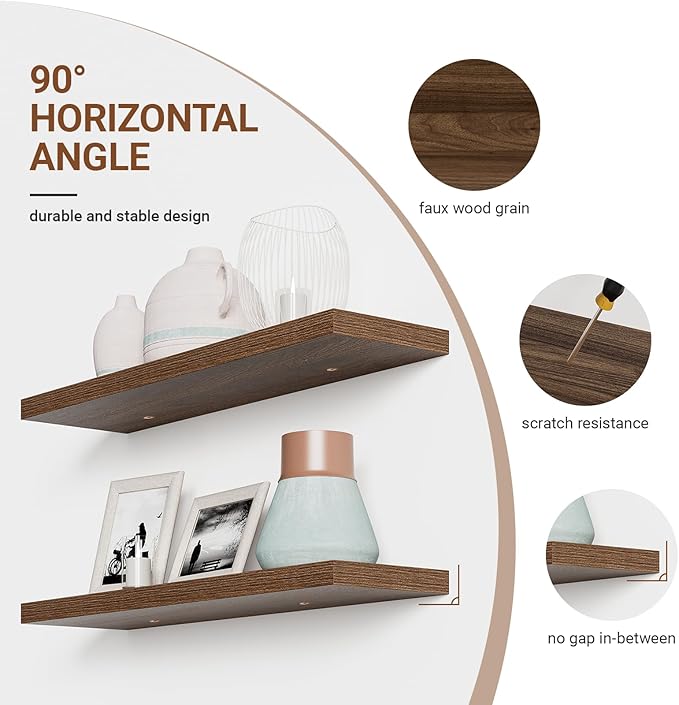 Heimlove 40 Inches Floating Shelves
