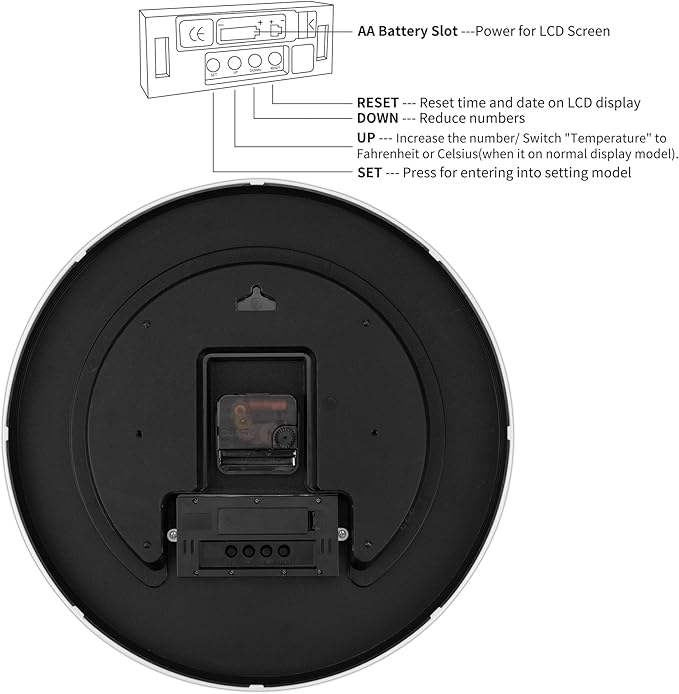 Foxtop Digital and Analog Learning Clock