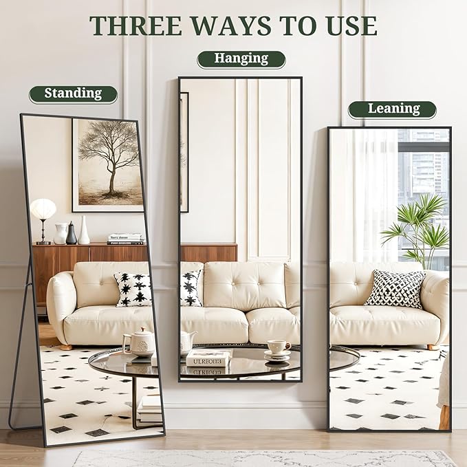 Mirror Full Length 64"x21" Full Body Floor Mirror