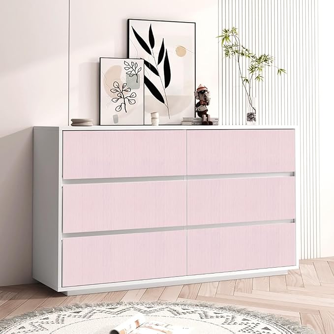 Pink Grasscloth Peel and Stick Wallpaper A Set of 23.6" X 480" Self-Adhesive