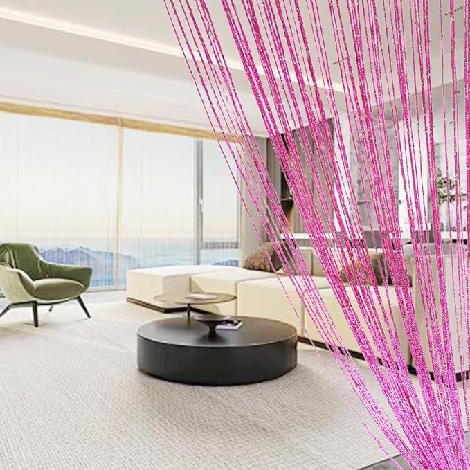 ave split Decorative Door String Curtain Wall Panel Fringe Window Room Divider