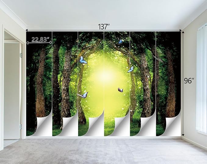 Classy Dream Butterfly Forest Tree Wallpaper