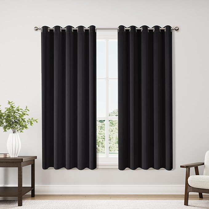 ChrisDowa Blackout Curtains 70 inches Wide