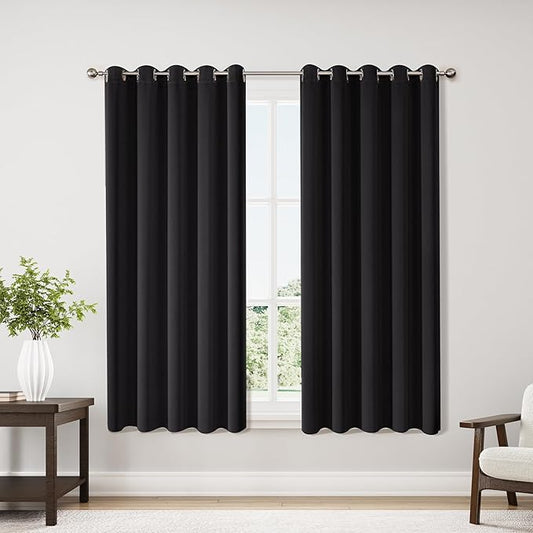 ChrisDowa Blackout Curtains 70 inches Wide