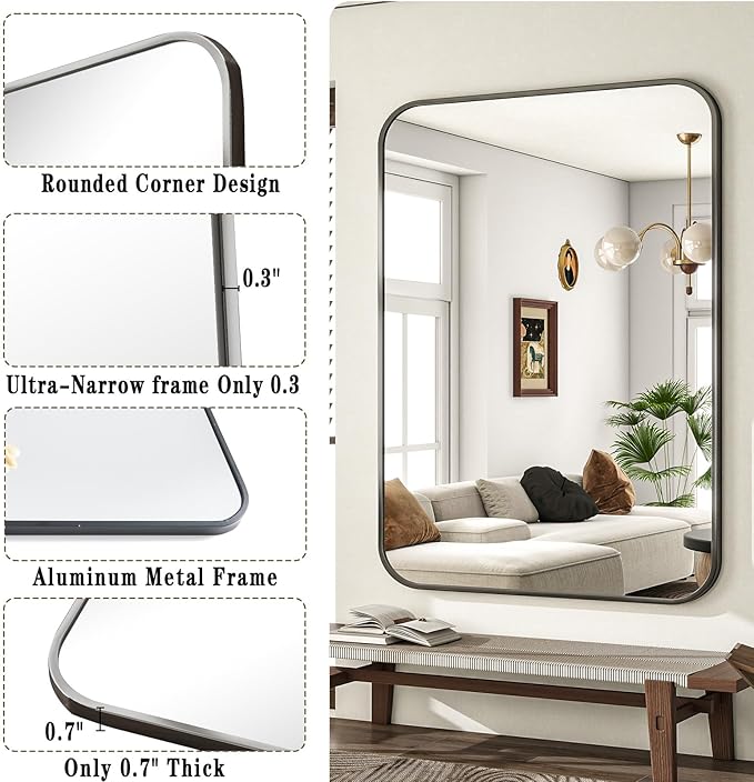 30×40 Inch Bathroom Mirror