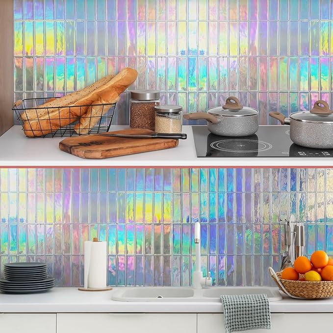 Peel and Stick Backsplash 3D Wall Tiles, Self-Adhesive, Oil Proof, Waterproof