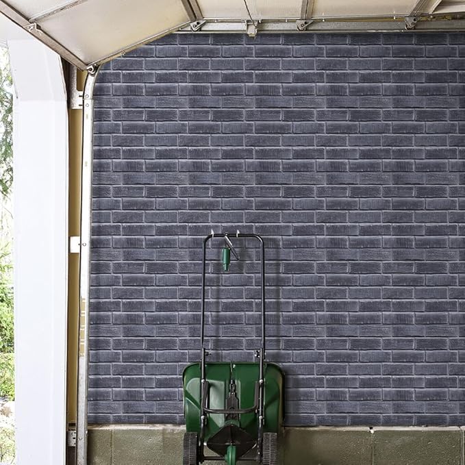 COMSTICKC 3D Faux Brick Wall Panels Peel and Stick Tiles, Small Size Thin PVC