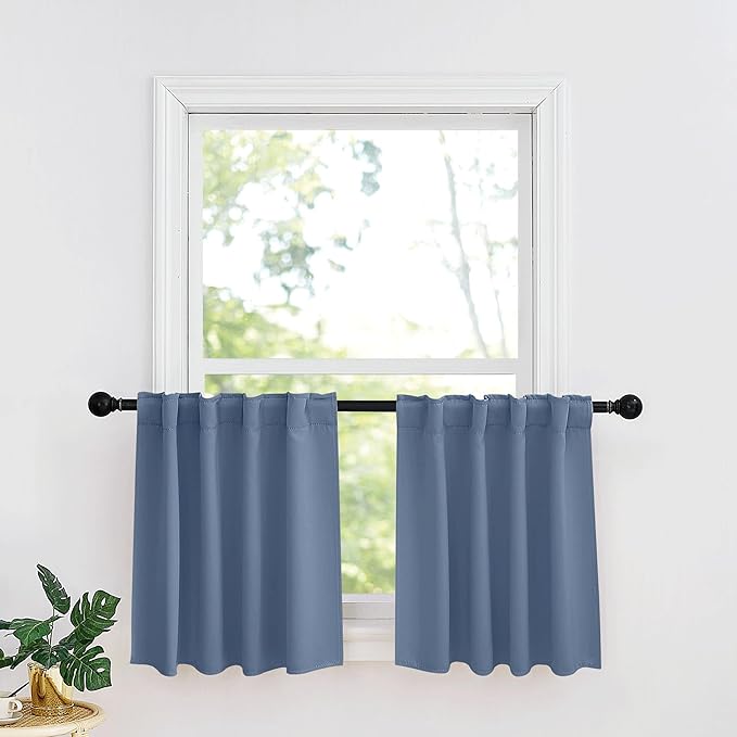 RYB HOME Small Window Curtains