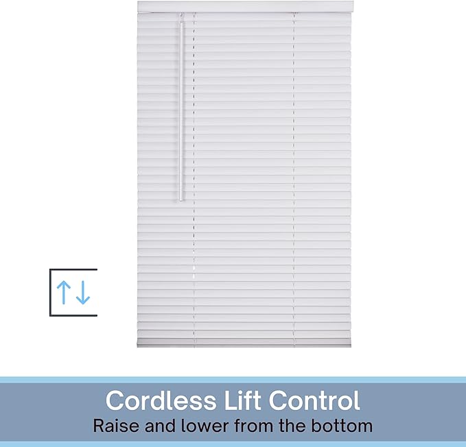 LOTUS & WINDOWARE Cordless Mini Blind, Window Blinds