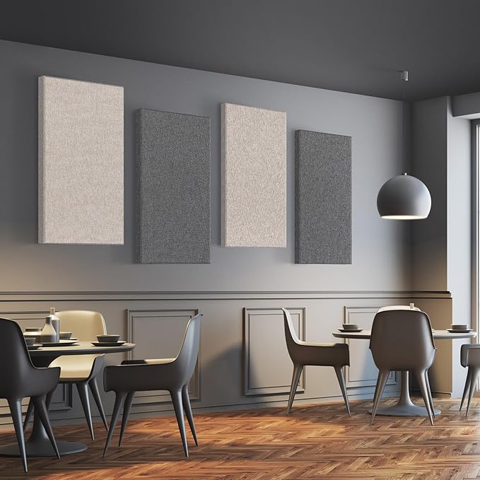 UMIACOUSTICS 2 PCS Acoustic Panel, 47.2" x 23.6" x 2" Fiberglass Sound Proof