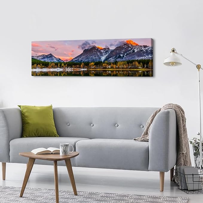 Sunset Landscape Canvas Wall Art