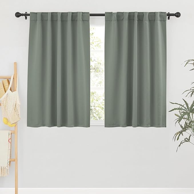 RYB HOME Blackout Curtains for Bedroom, Window Shades Thermal Insulating