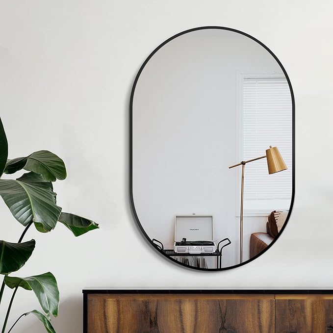 Bathroom Vanity Mirror for Wall, Living Room, HD Tempered Glass, Wall Mounted