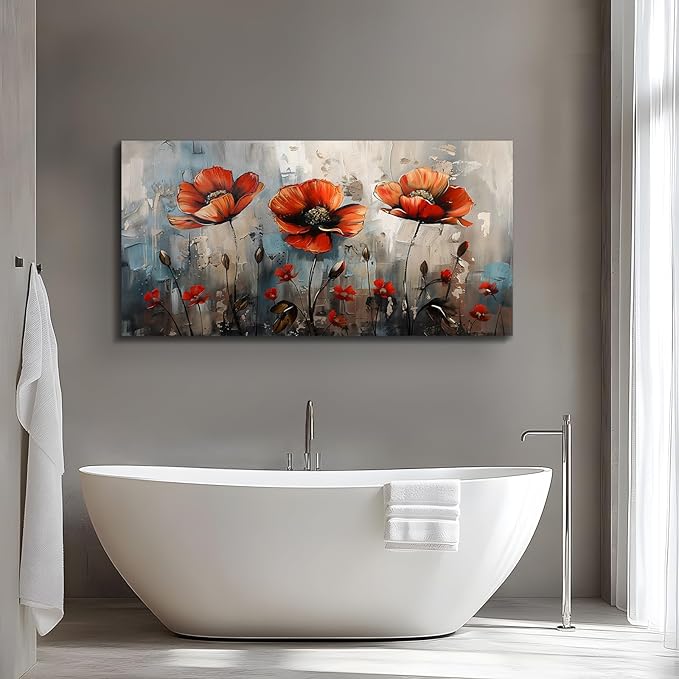 SERIMINO Large Wall Art for Living Room, Nature Floral Botanical Wall Decor