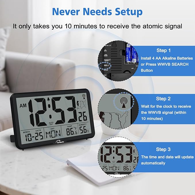 WallarGe Atomic Wall Clock