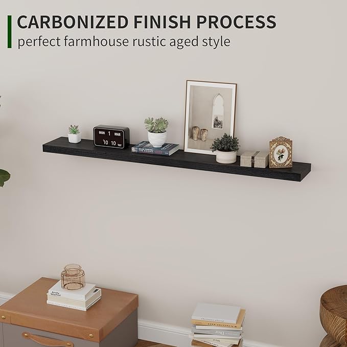 Marsmiles Wood Floating Shelves