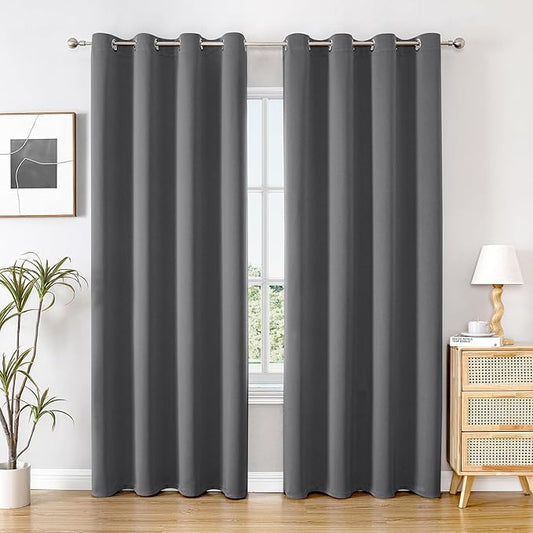 ChrisDowa Blackout Curtains 70 inches Wide