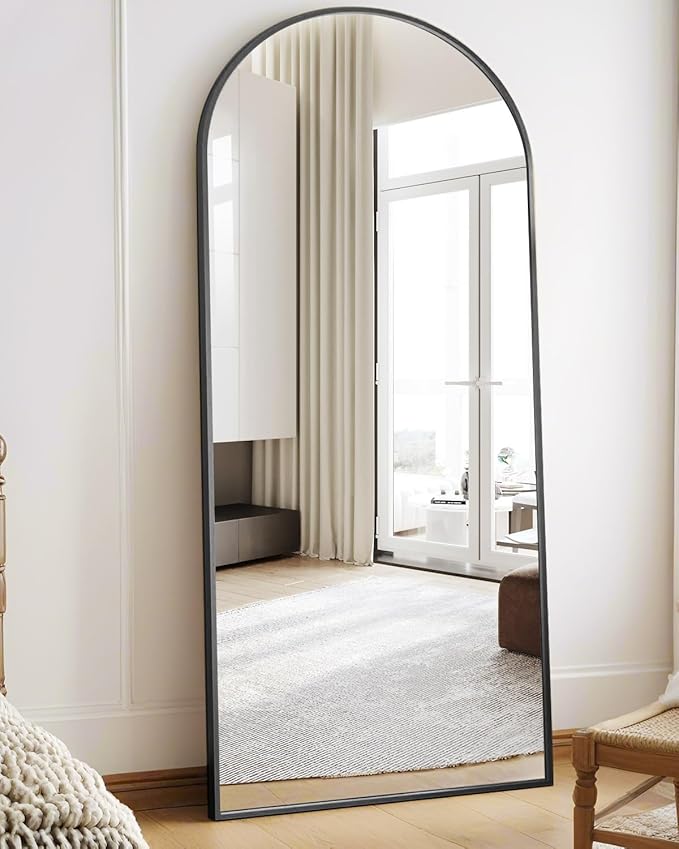 DMWOODFL 71"x26" Arched Full-Length Mirror