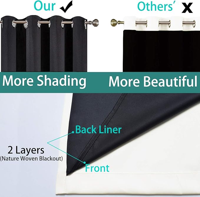 Yakamok 100% Blackout Curtains