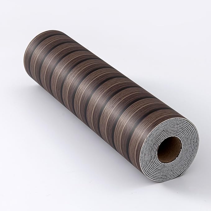 Haimin Wood Grain Slat Wall Panels Peel and Stick Faux Wood Thick Wallpaper