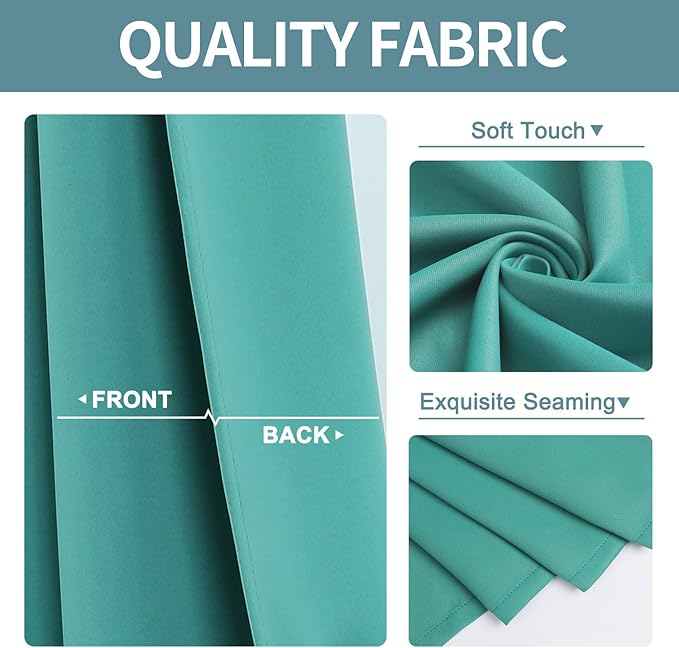 ChrisDowa Grommet Room Darkening Curtains