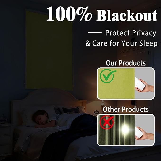 No-Tools 100% Blackout Shade