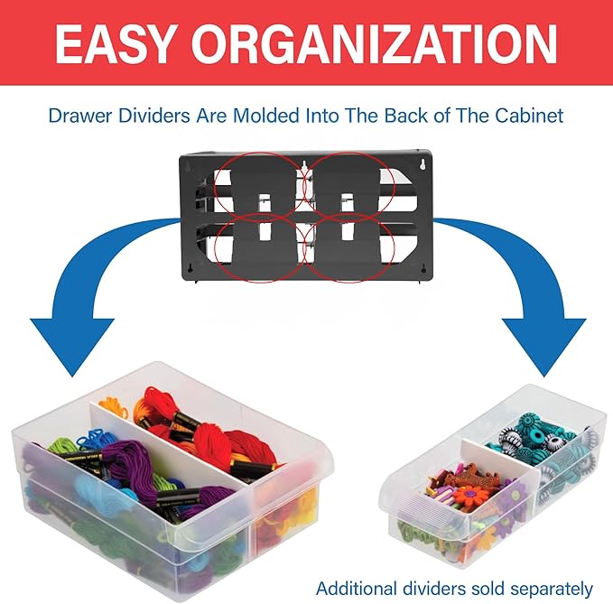 Akro-Mils 26-Drawer Plastic Drawer Storage Cabinet