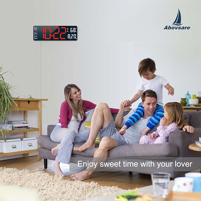 Digital Clock, Digital Wall Clock