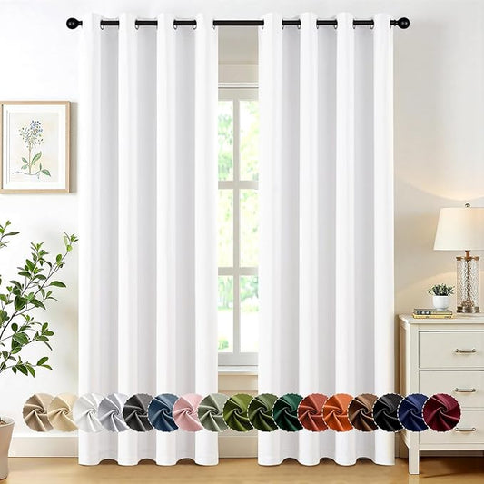 MIULEE Blackout Curtains for Bedroom Living Room 2 Panels, Thermal Insulated