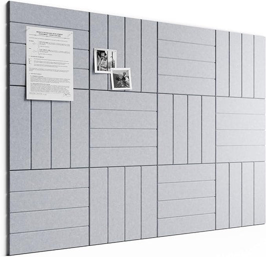 Bumusty Large Cork Board Alternative-48 x 36" Felt Bulletin Board Tiles