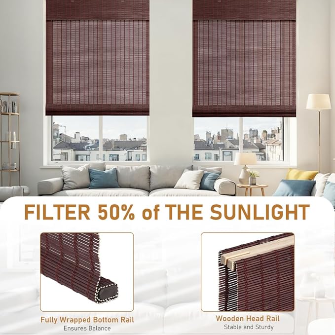 SEEYE Cordless Roman Shades