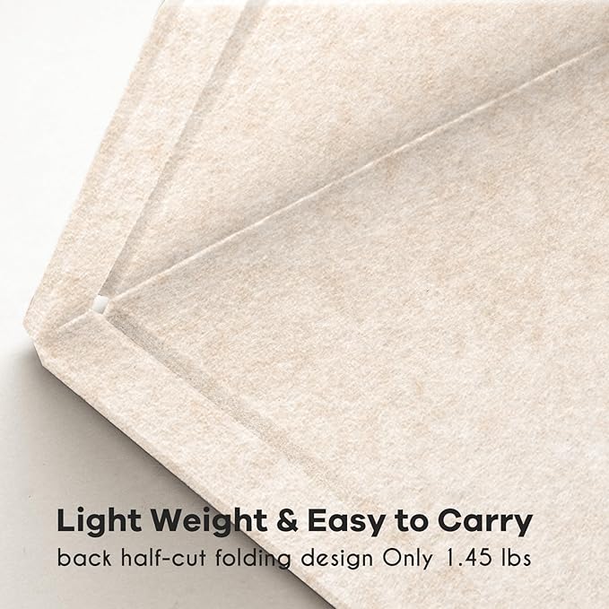 Lightomorrow Bulletin Board, 36 x 24 inches Felt Board