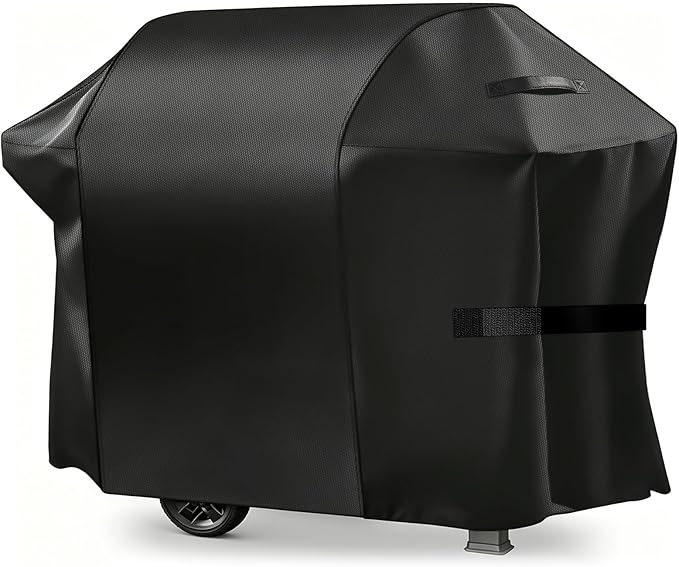Grill Cover, 53-inch Heavy Duty Oxford Outside Waterproof Grill Covers, Dust-Proof Windproof UV Resistant BBQ Gas Cover Fit Most Brands Char Broil, Weber, Brinkmann, Holland