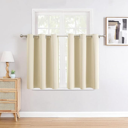 ChrisDowa Small Window Curtains