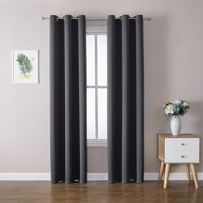 ChrisDowa Grommet Blackout Curtains