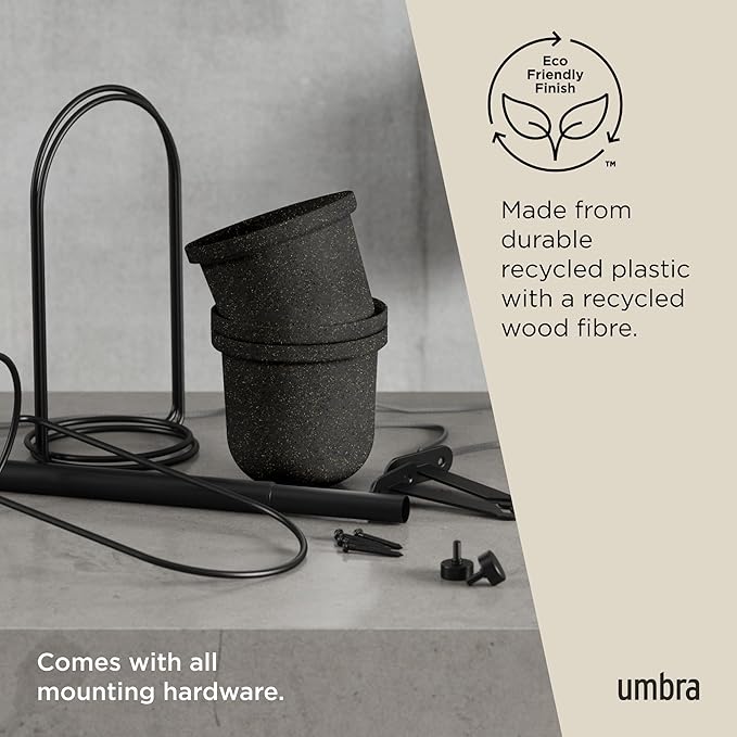 Umbra Triflora Hanging Planter for Window, Indoor Herb Garden