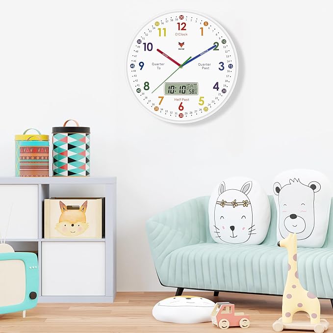 Foxtop Digital and Analog Learning Clock