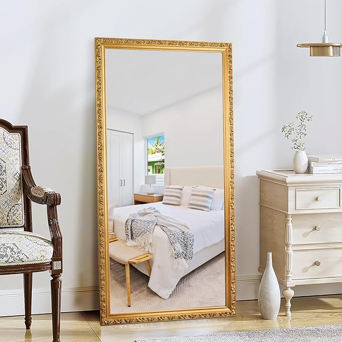 Large Decorative Mirror for Wall Decor, Big Vanity Mirror for Bathroom