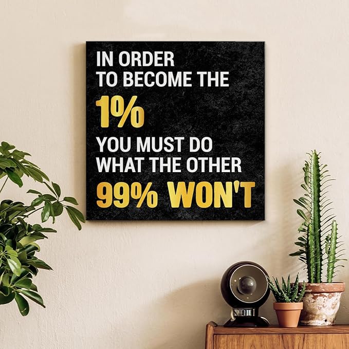 Inspirational Wall Art, Motivational Positive Quotes Wall Decor